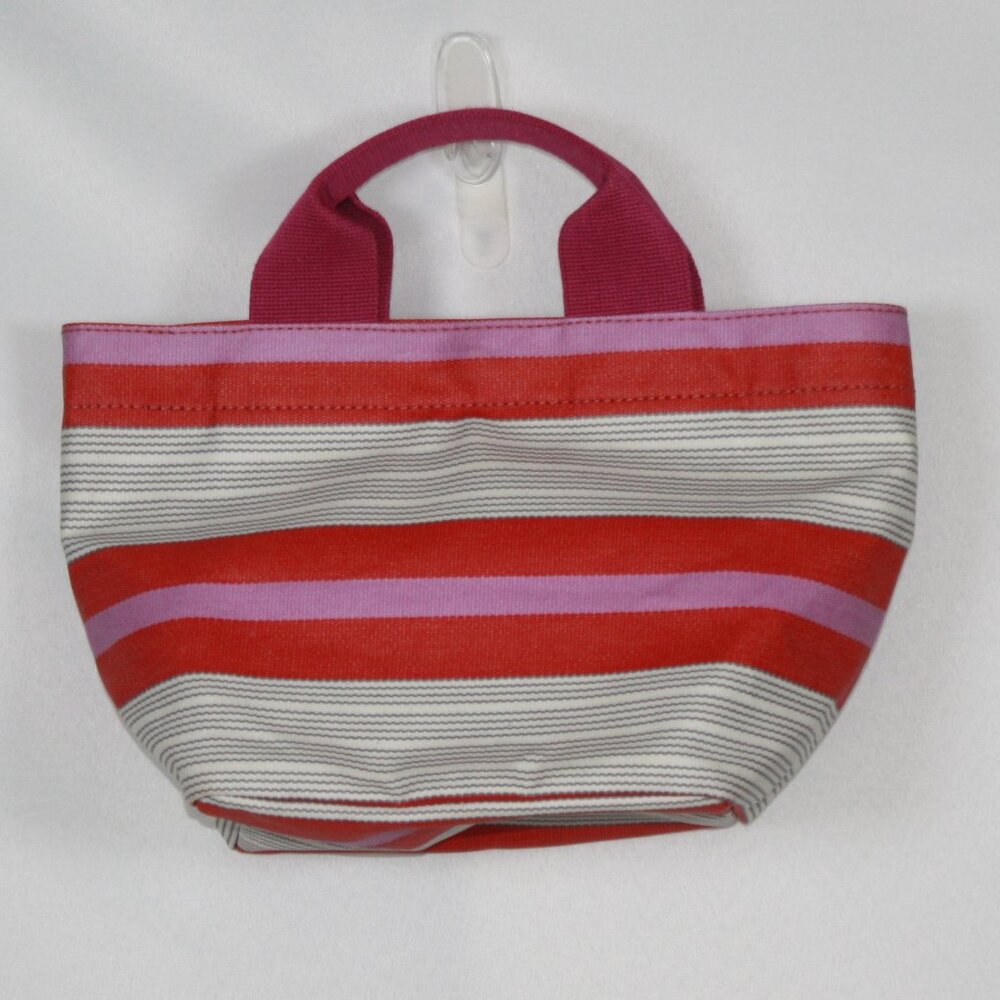 Authentic Fossil Keyper Tote Multicolor Striped C… - image 3